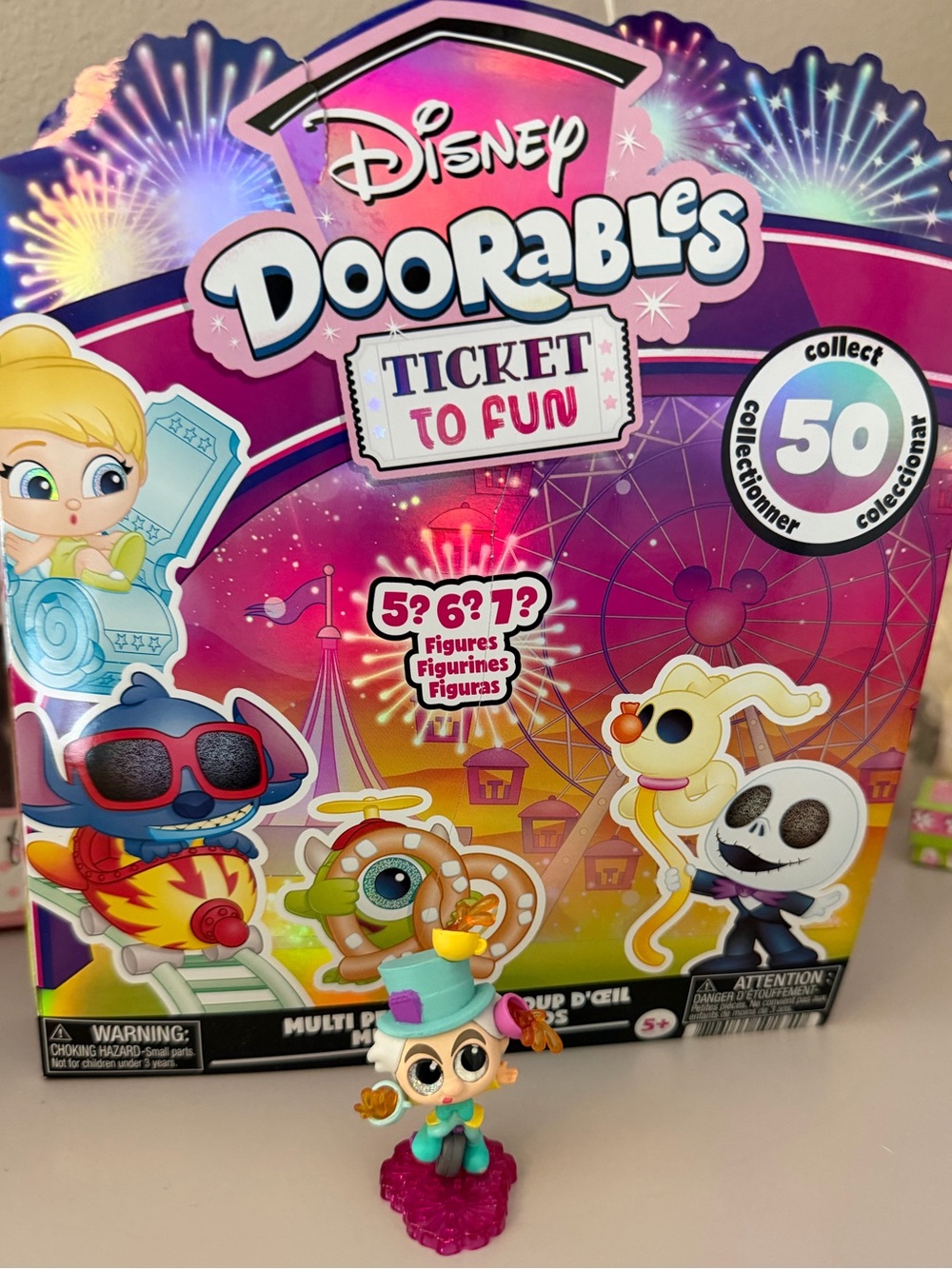 Disney Doorables Ticket to Fun Mad Hatter ULTRA RARE Alice in Wonderland